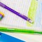 BAZIC 0.7mm Electra Sparkly Mechanical Pencil w/ Glitter Grip (4/Pk)